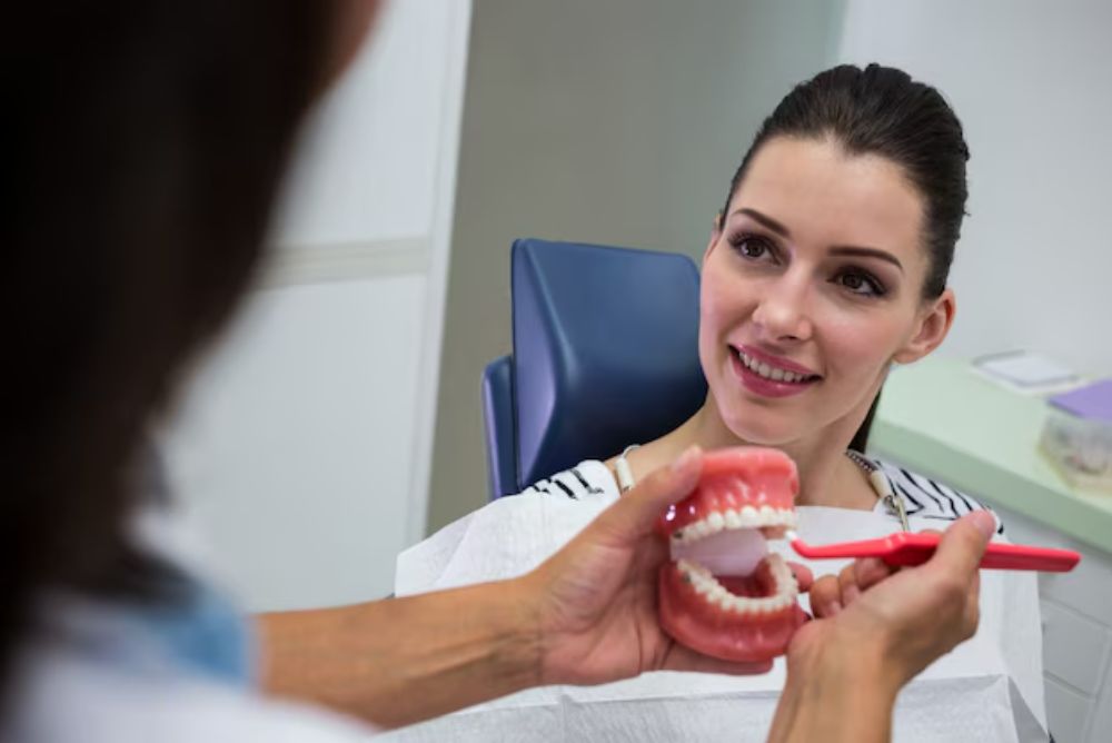 custom dentures designed for a comfortable fit based on the shape of the mouth